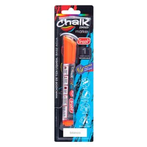 MARCADOR TRABI CHALK POP 4-6 MM BLANCO BX1