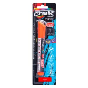 MARCADOR TRABI CHALK POP 4-6 MM ROJO FLUO BX1