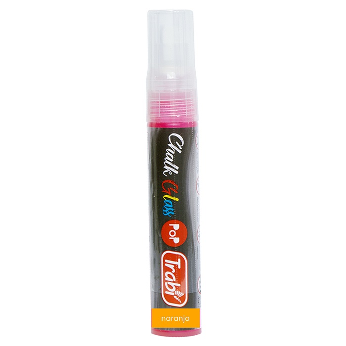MARCADOR TRABI CHALK POP 6-15 MM NARANJA FLUO BX1