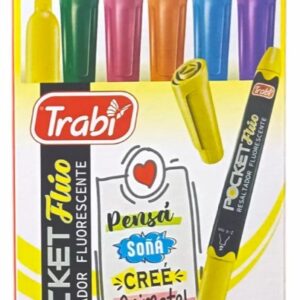 RESALTADOR TRABI POCKET SURTIDO X 6