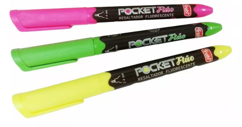 RESALTADOR TRABI POCKET FLUO X 12 FUCSIA
