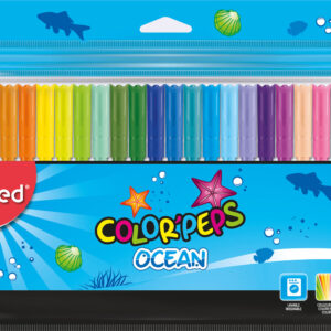 MARCADOR MAPED ESCOLAR OCEAN X 24 UN ESTUCHE
