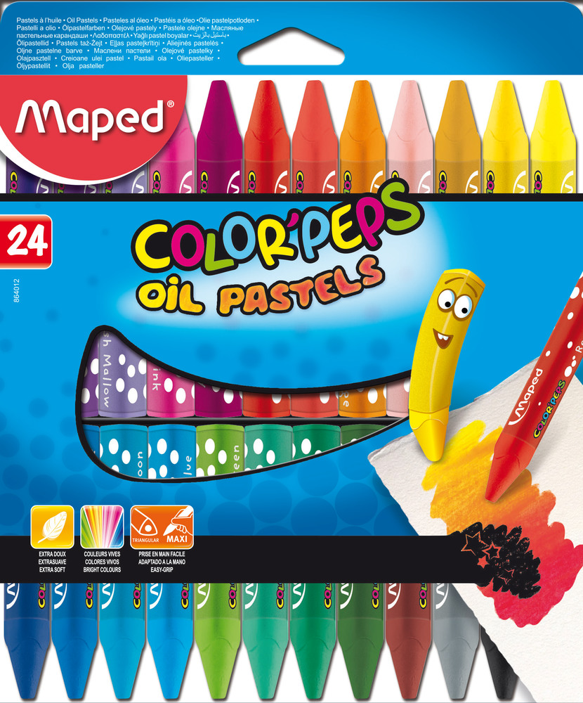 CRAYONES MAPED AL OLEO X 24 UN ESTUCHE
