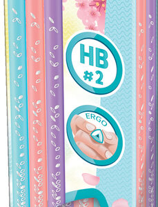 LAPIZ GRAFITO MAPED X 12 UN HB PASTEL CELESTE CORAL VIOLETA