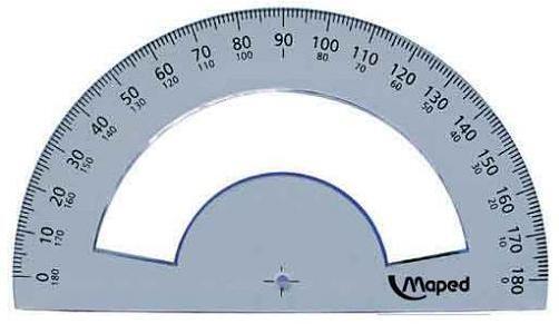 TRANSPORTADOR MAPED 180º