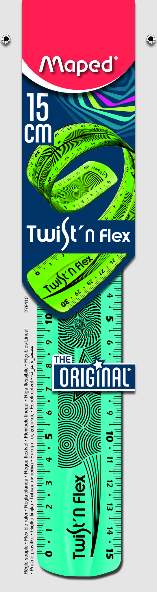 REGLA MAPED TWIST & PULSE 15 CM