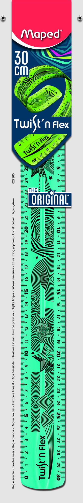 REGLA MAPED TWIST & PULSE 30 CM