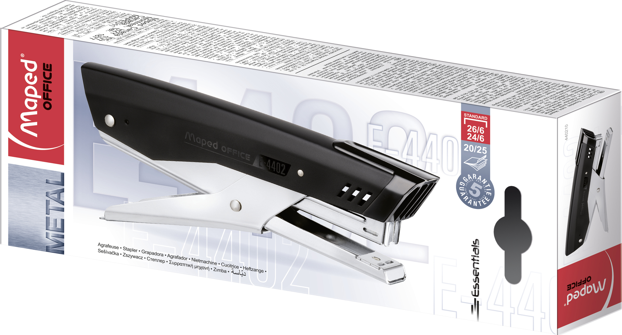 ABROCHADORA MAPED ESSENTIAL METAL PINZA Nº 24-6 / 26-6