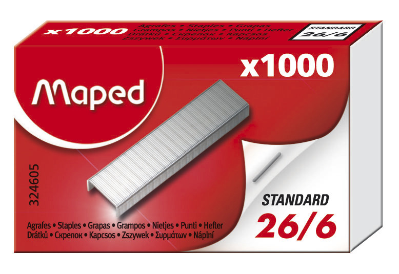 BROCHES MAPED 1000 Nº 26 / 6 CAJA