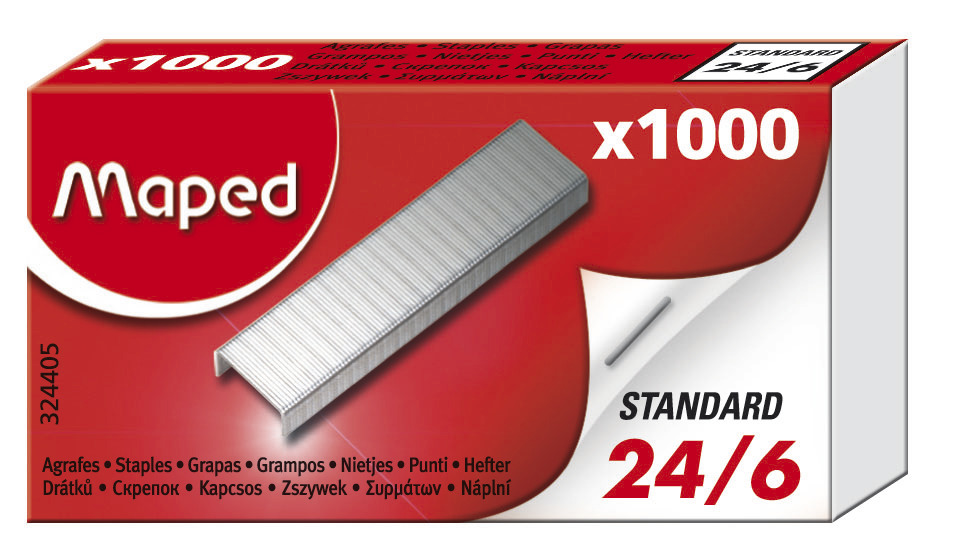BROCHES MAPED 1000 Nº 24 / 6 CAJA