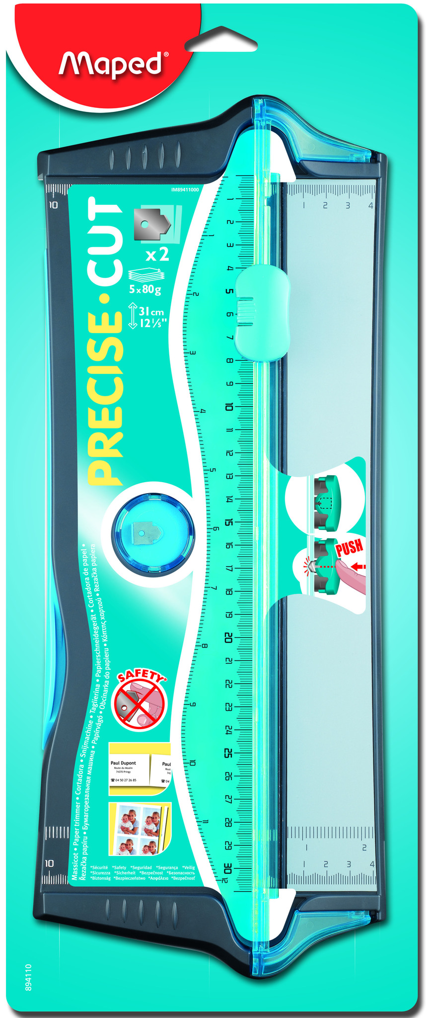 GUILLOTINA MAPED PRECISE CUT A4 X 1 UN BL