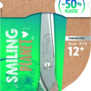 TIJERA MAPED SHAPE 16CM SMILING PLANET