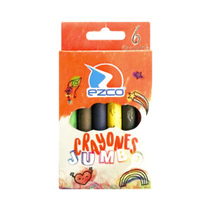 CRAYONES EZCO JUMBO X 6 UN 11MM