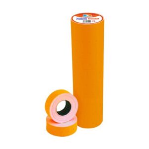 ETIQUETAS EZCO PRECIO NARANJA X 10 ROLLOS
