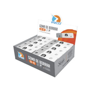 GOMA DE BORRAR EZCO GRIS/ BLANCA X 40 UN DG40
