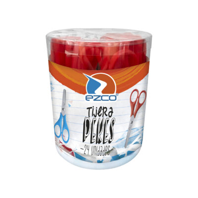 TIJERA EZCO PEKES 13CM TUBO X 24 UN