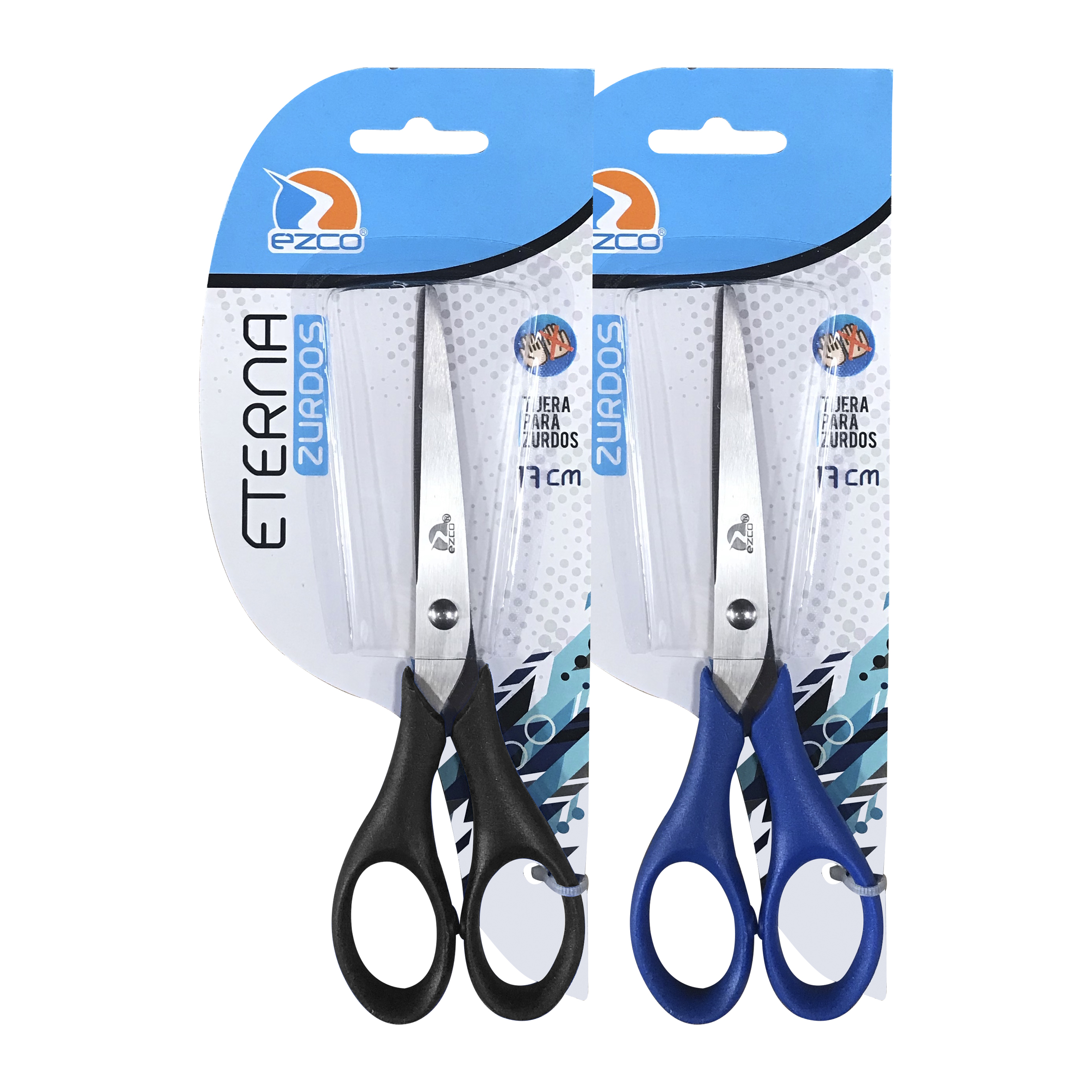 TIJERA EZCO ETERNA Z 17CM ZURDOS BLISTER X 12 UN