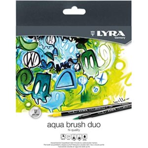 MARCADOR LYRA AQUABRUSH 24 COLORES