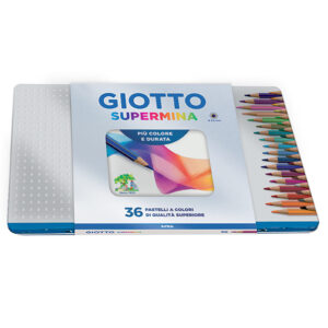 LAPICES COLORES GIOTTO SUPERMINA X 36 LATA