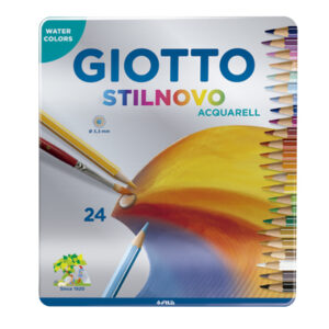 LAPICES COLORES GIOTTO STILNOVO ACUARELABLE 24 LATA