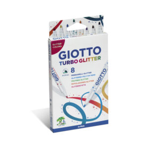 MARCADOR GIOTTO TURBO GLITTER 8 COLORES