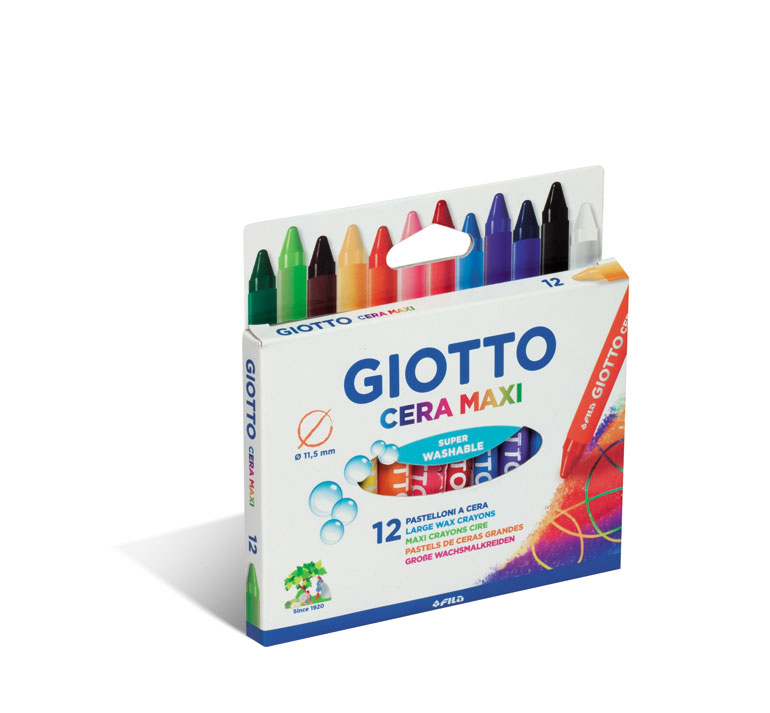 CRAYONES GIOTTO MAXI 12 COLORES