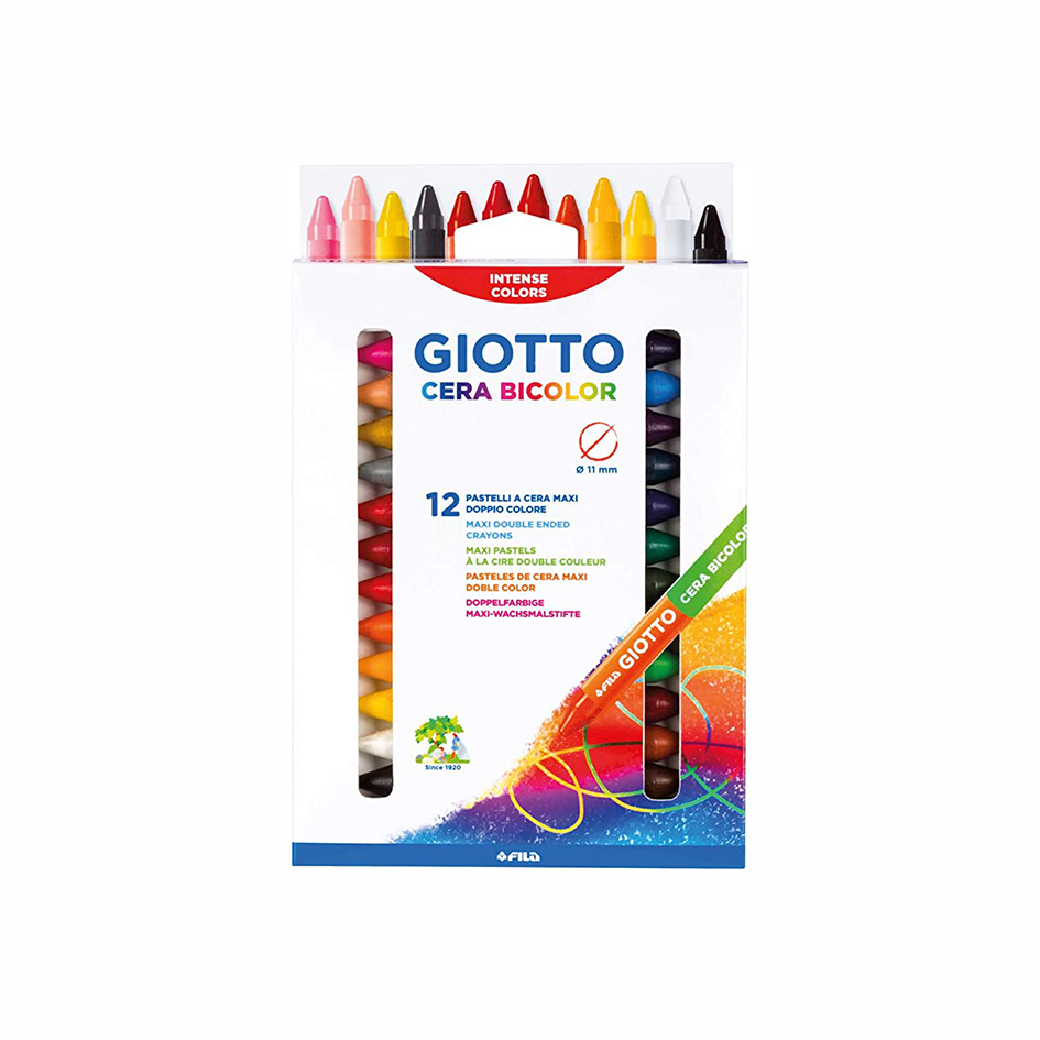CRAYONES GIOTTO MAXI BICOLOR 24 COLORES