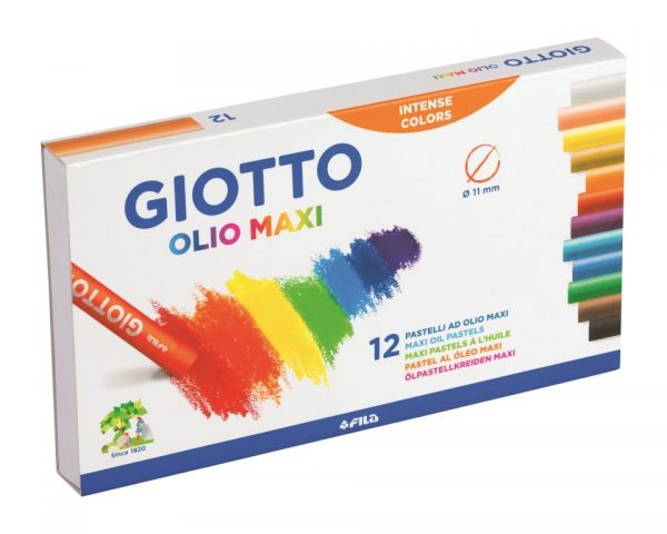 CRAYONES GIOTTO OLIO 12 COLORES