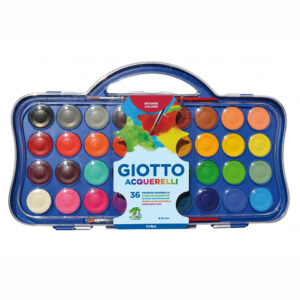 ACUARELA GIOTTO 36 COLORES BANDEJA + PINCEL