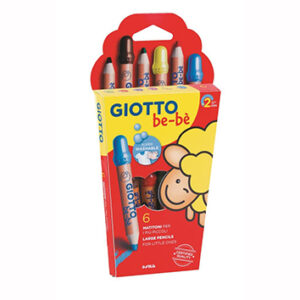 LAPICES COLORES GIOTTO BEBE X 6 UN