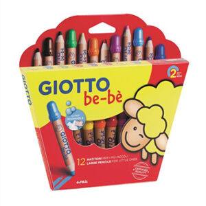 LAPICES COLORES GIOTTO BEBE X 12 UN