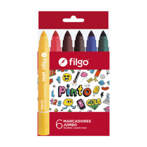 MARCADOR FILGO PINTO JUMBO X 6 UN SURTIDO ESTUCHE