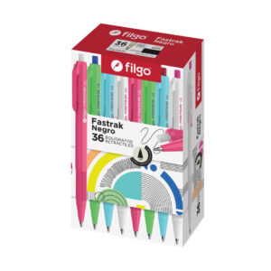 BOLIGRAFO FILGO FASTRACK RETRACTIL 1.0 NEGRO CAJA X 36 UN
