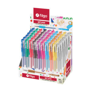 ROLLER FILGO GEL POP GLITTER DISPLAY X 60 UN