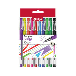 ROLLER FILGO GEL POP SURTIDO ESTUCHE X 10 UN