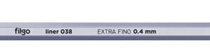 MICROFIBRA FILGO LINER 038 0.4 AMARILLO CAJA X 10 UN