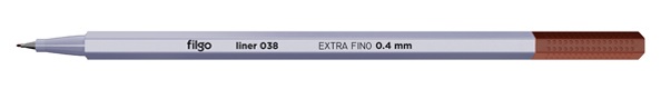 MICROFIBRA FILGO LINER 038 0.4 MARRON CAJA X 10 UN