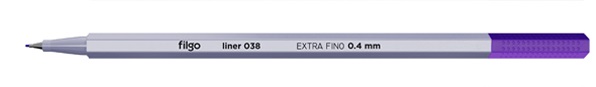 MICROFIBRA FILGO LINER 038 0.4 VIOLETA CAJA X 10 UN