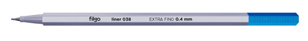 MICROFIBRA FILGO LINER 038 0.4 CELESTE CAJA X 10 UN