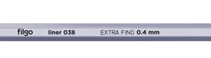 MICROFIBRA FILGO LINER 038 0.4 CYAN CAJA X 10 UN