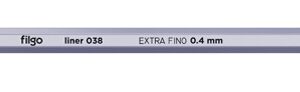MICROFIBRA FILGO LINER 038 0.4 BORDEAUX CAJA X 10 UN