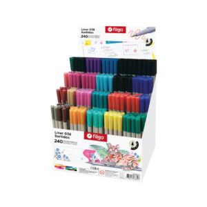 MICROFIBRA FILGO LINER 038 0.4 SURTIDO DISPLAY 240