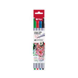 MICROFIBRA FILGO LINER 038 0.4 CLASICO ESTUCHE X 4 UN