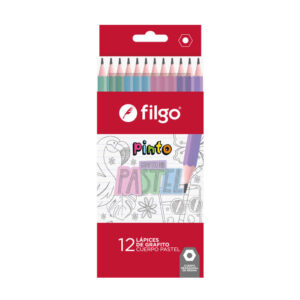 LAPIZ GRAFITO FILGO DE RESINA PINTO HB PASTEL CAJA X 12 UN