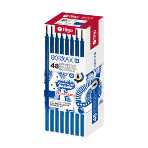 REPUESTO FILGO GEL BORRABLE BORRAX SE AZUL CAJA X 48 UN