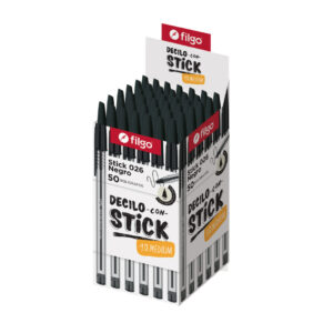 BOLIGRAFO FILGO STICK 1.0 NEGRO CAJA X 50 UN