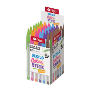 BOLIGRAFO FILGO STICK 1.0 BRILLANTE CAJA X 50 UN