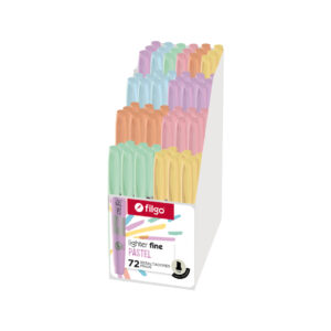 RESALTADOR FILGO LIGHTER FINE X 72 UN PASTEL DISPLAY