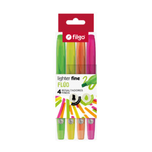 RESALTADOR FILGO LIGHTER FINE X 4 UN FLUO