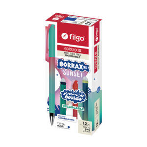 ROLLER FILGO GEL BORRABLE BORRAX SE SUNSET CAJA X 12